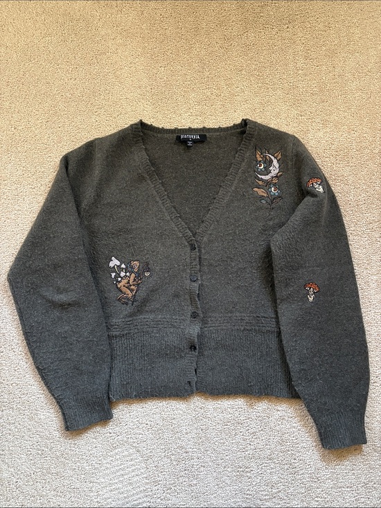 Disturbia Sweaters - 🖤SOLD🖤 Disturbia | Baba Yaga Cardigan